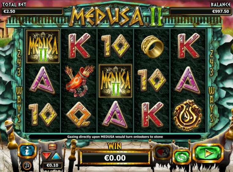 Видео покер Medusa II демо-игра