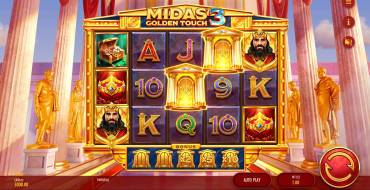 Midas Golden Touch 3: Игровой автомат