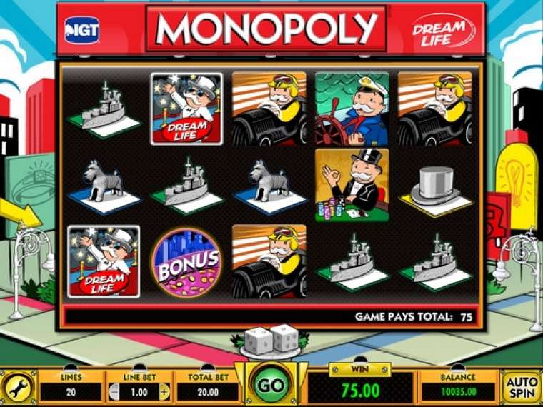Онлайн слот Monopoly – Dream Life играть