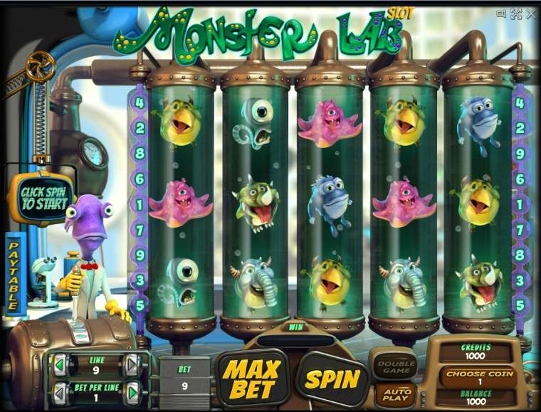 Видео покер Monster Lab демо-игра