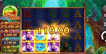 More Magic Apple: Hold and Win: Выигрыши