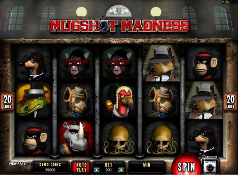 Видео покер Mugshot Madness демо-игра