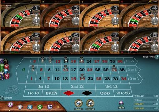 Рулетка Multi Wheel European Roulette Gold