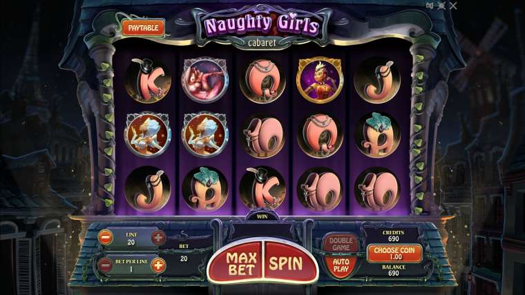 Онлайн слот Naughty Girls Cabaret играть