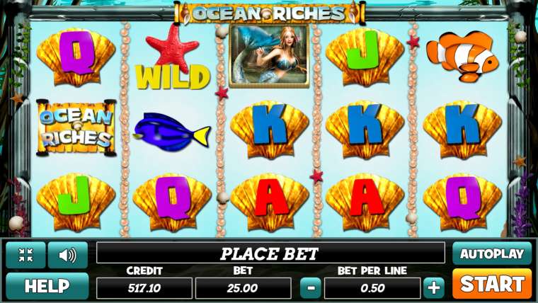 Онлайн слот Ocean Riches играть
