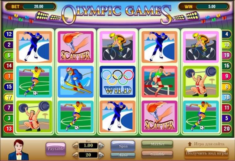 Онлайн слот Olympic Games играть