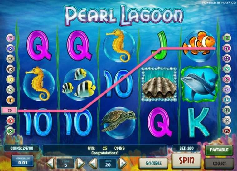 Онлайн слот Pearl Lagoon играть
