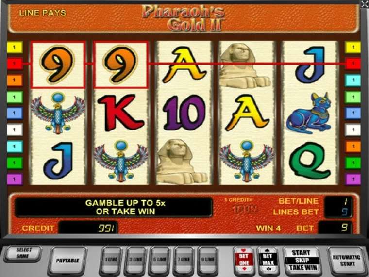 Видео покер Pharaoh’s Gold II демо-игра