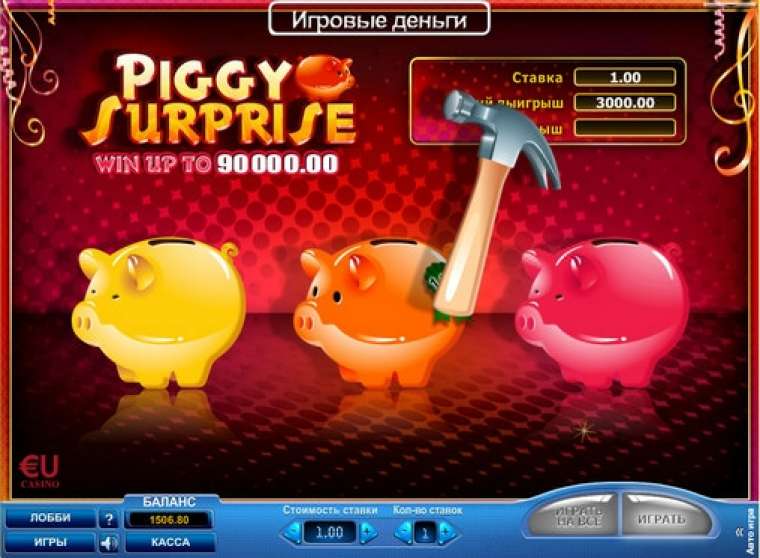 Видео покер Piggy Surprise демо-игра