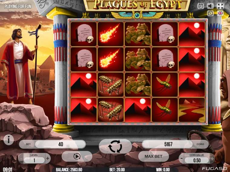 Видео покер Plagues of Egypt демо-игра