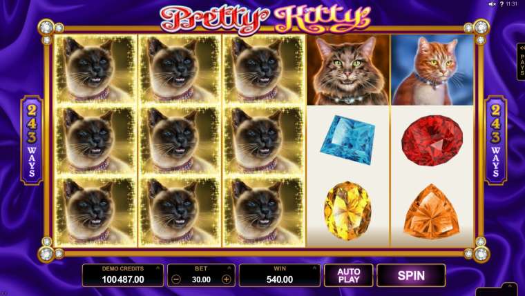 Видео покер Pretty Kitty демо-игра