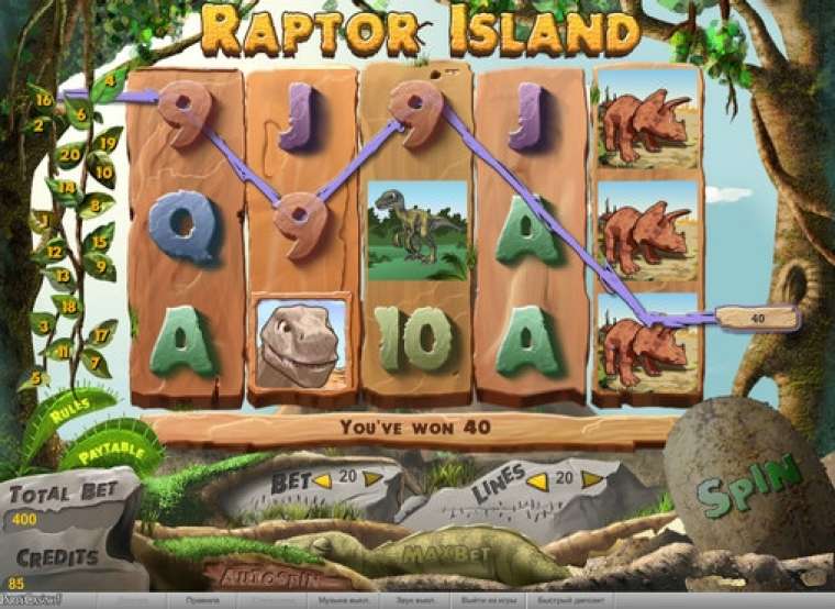 Онлайн слот Raptor Island играть