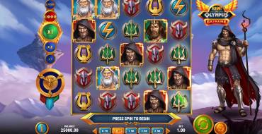 Rise of Olympus Extreme: Игровой автомат