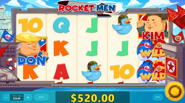Онлайн слот Rocket Men играть