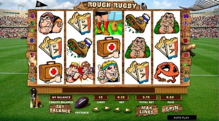 Онлайн слот Rough Rugby играть