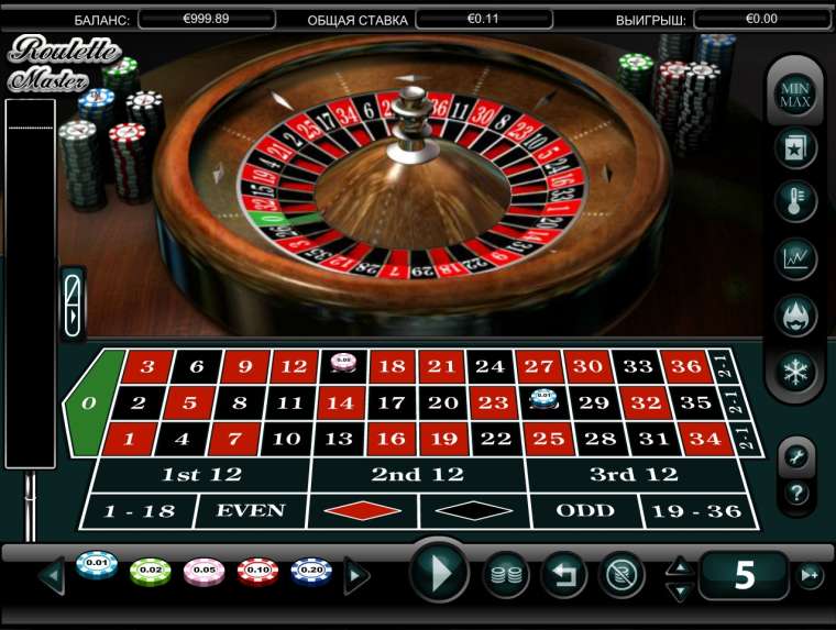 Видео покер Roulette Master демо-игра