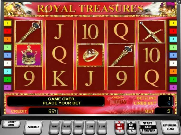 Видео покер Royal Treasures демо-игра