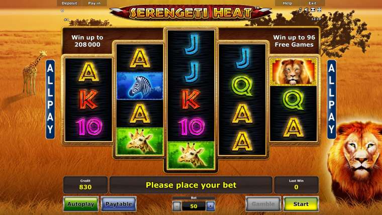 Видео покер Serengeti Heat демо-игра