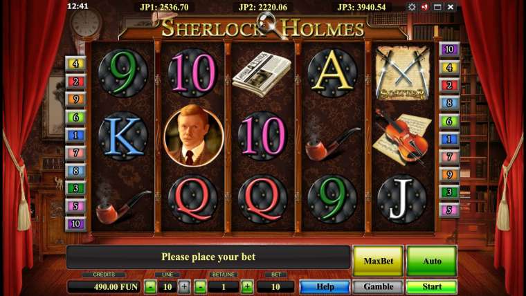 Онлайн слот Sherlock Holmes играть