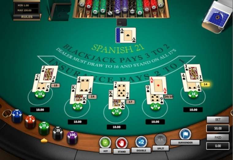 Видео покер Spanish 21 демо-игра