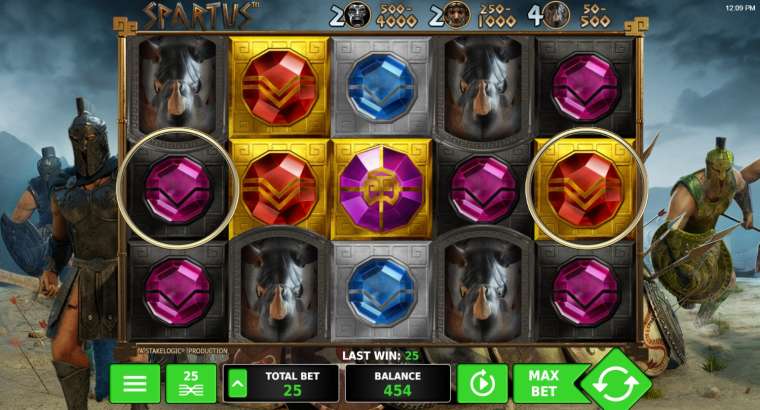 Видео покер Spartus демо-игра