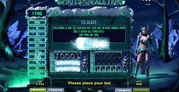 Spirits of the Valkyrie: Интерфейс