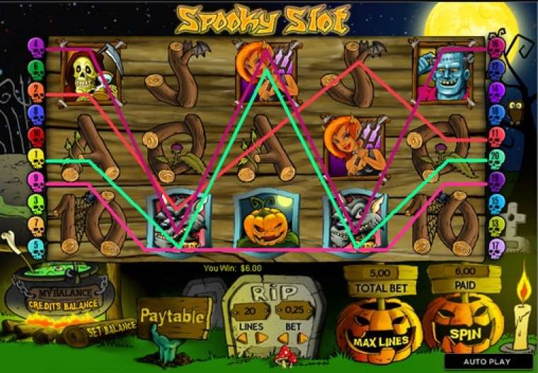 Видео покер Spooky Slot демо-игра