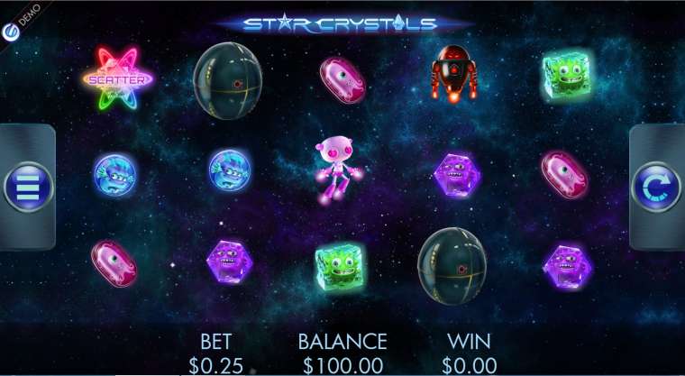 Видео покер Star Crystals демо-игра