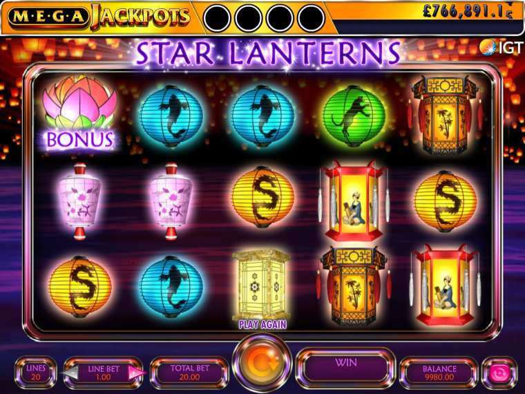 Видео покер Star Lanterns демо-игра