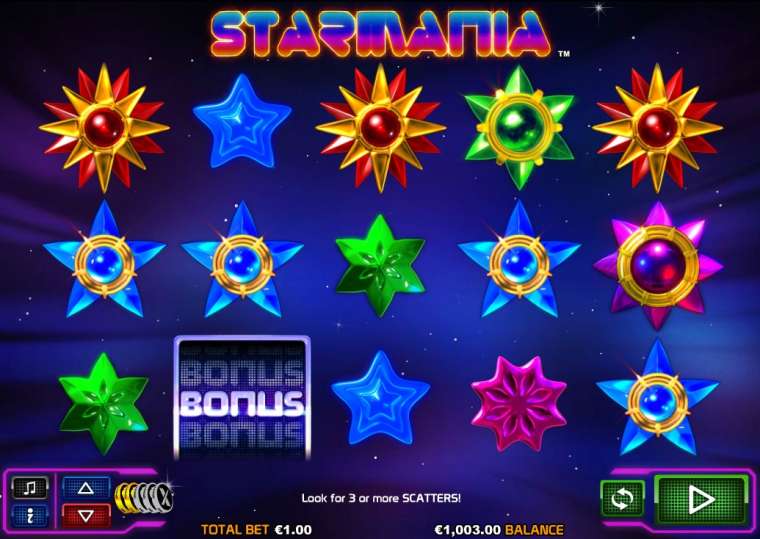 Видео покер Starmania демо-игра