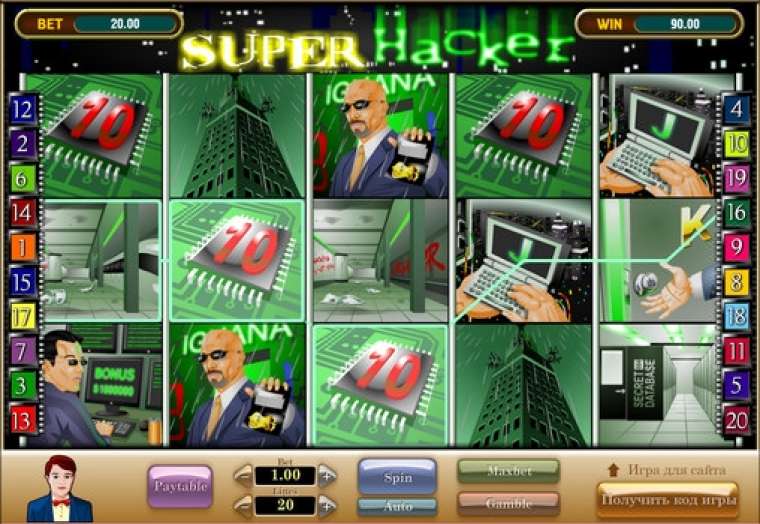 Видео покер Super Hacker демо-игра