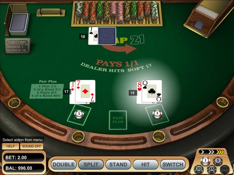 Блэкджек Swap 21 Blackjack