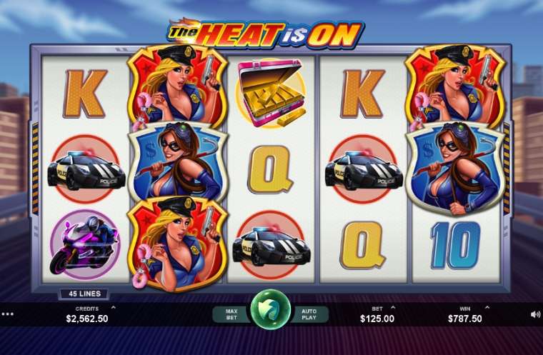 Онлайн слот The Heat Is On играть