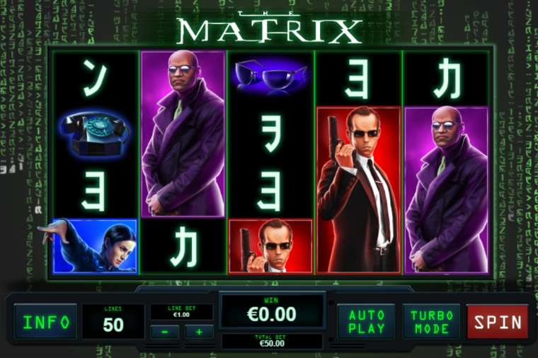 Видео покер The Matrix демо-игра
