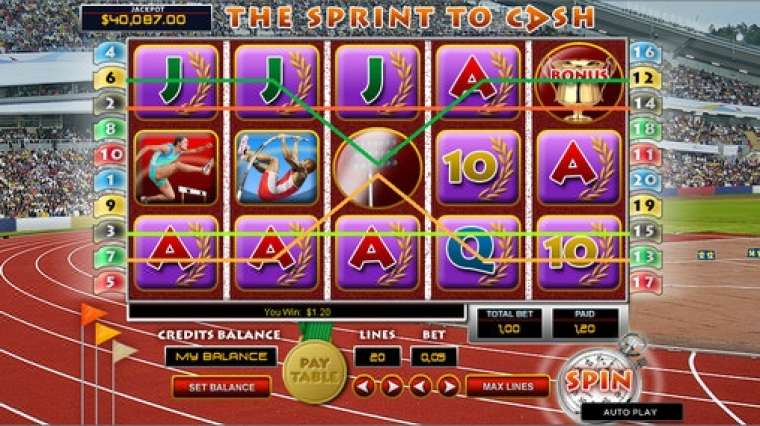 Видео покер The Sprint to Cash демо-игра
