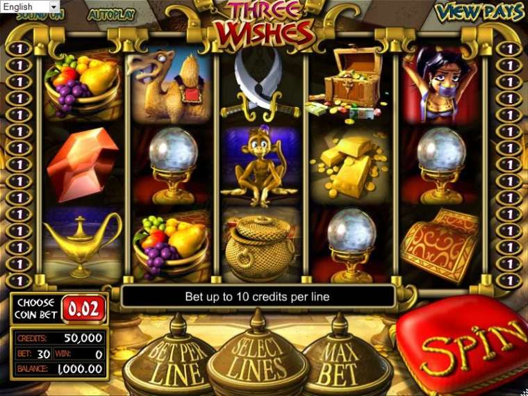 Видео покер Three Wishes демо-игра