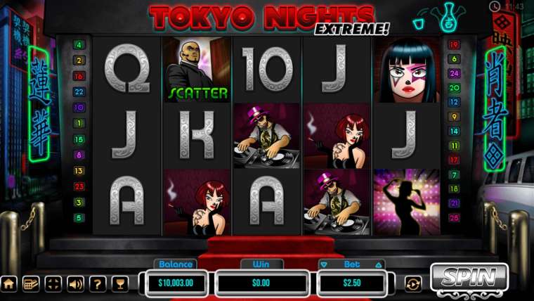 Видео покер Tokyo Nights Extreme демо-игра