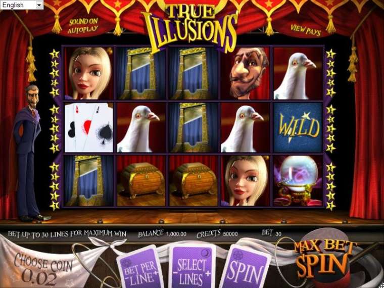 Видео покер True Illusions демо-игра