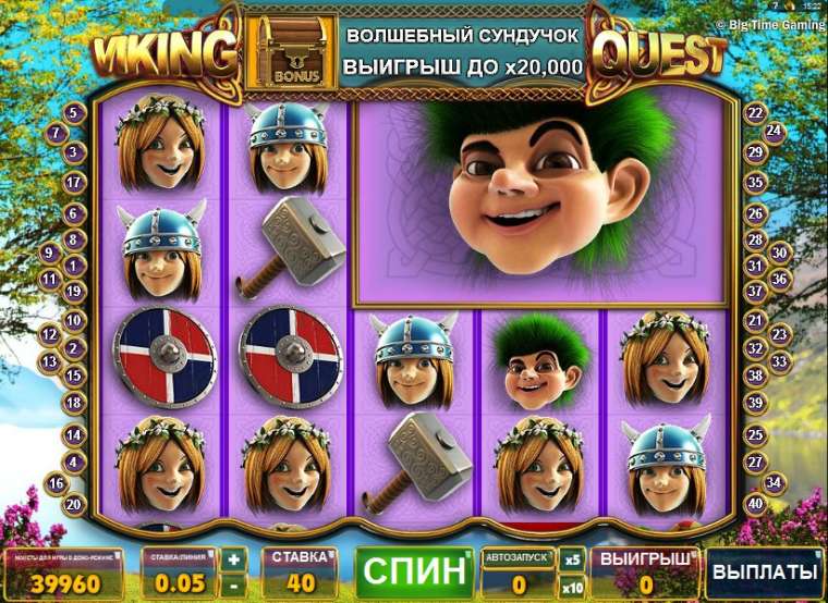 Онлайн слот Viking Quest играть