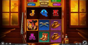 Western Wilds Hold & Win: Интерфейс