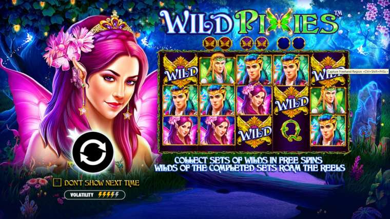 Видео покер Wild Pixies демо-игра