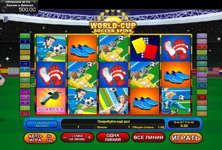 Онлайн слот World-Cup Soccer Spin играть