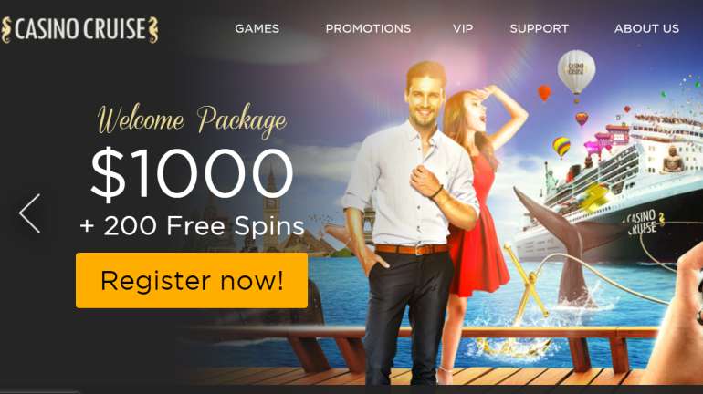 200 фриспинов за первый депозит в Casino Cruise