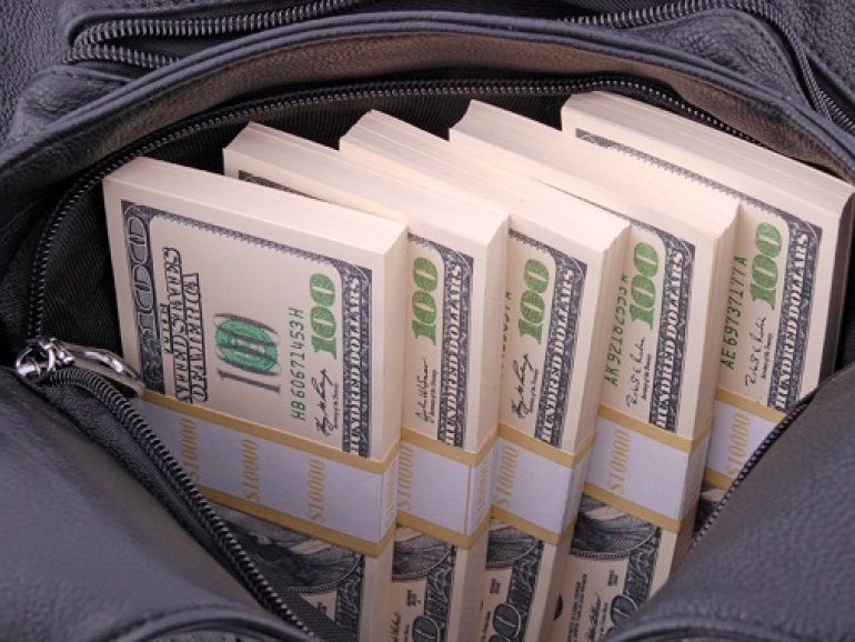 Bag with money