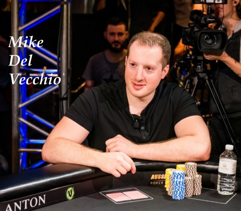 Майк Дель Веччио на основном событии турнира 2019 Aussie Millions