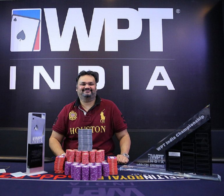 Никундж Джунджунуала победил в основном событии турнира 2018 WPT India