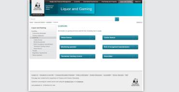Tasmanian Liquor and Gaming Commission: Сайт Tasmanian Liquor and Gaming Commission