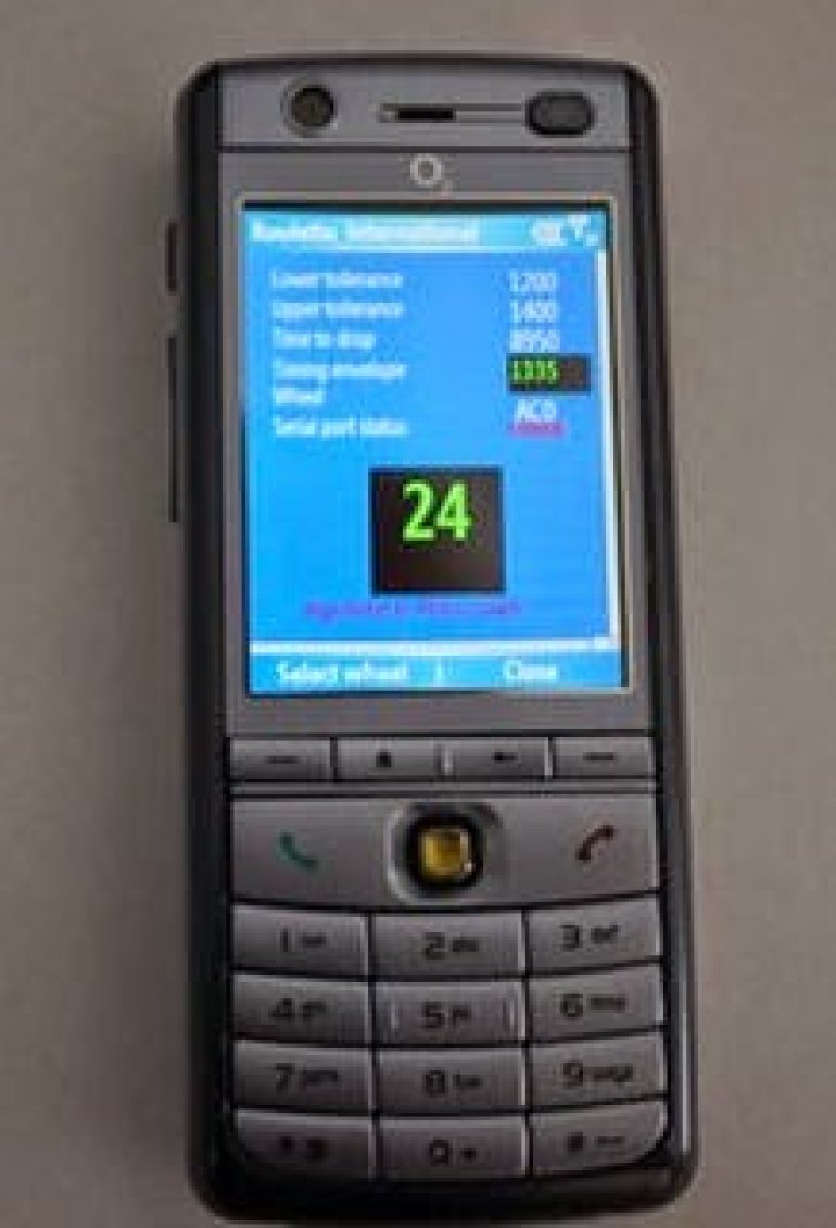 мобильный телефон для считывания номеров с рулетки