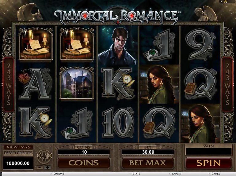 Шикарный игровой автомат Immortal Romance