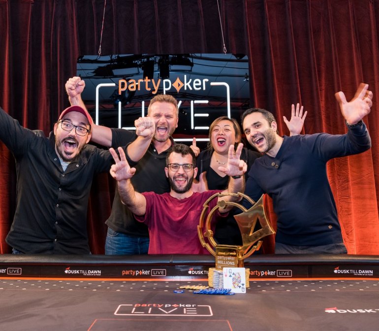 Иоаннис Ангелоу-Констас победил в основном событии 2018 partypoker LIVE MILLIONS UK